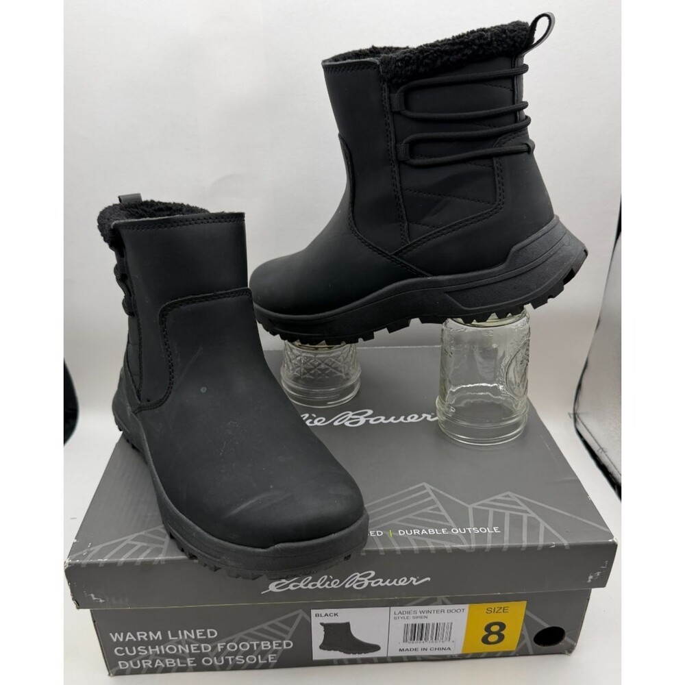 Eddie Bauer Black Ankle Boots